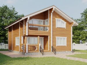 Заказать дом из оцилиндрованного бревна